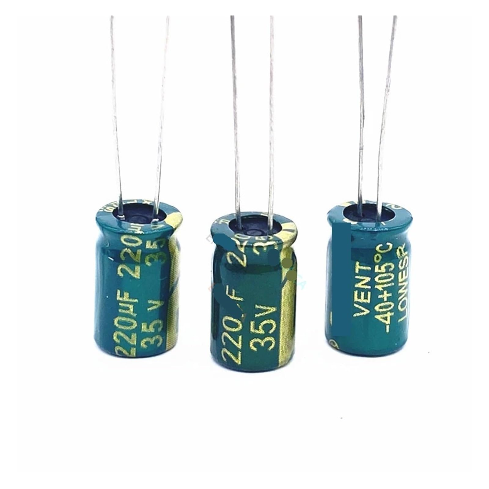 ICXLPMC 12pcs/lot Low ESR/Impedance high frequency 35v 220UF aluminum electrolytic capacitor size 8 * 12 220UF35V 20%