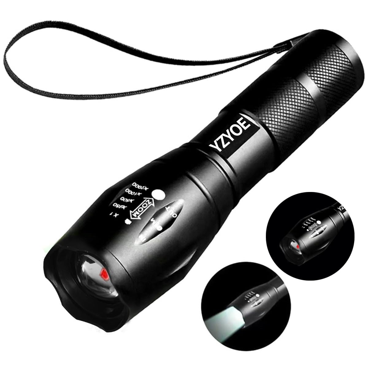 YZYOE Rechargeable 850NM Infrared Tactical Flashlight, 2-in-1