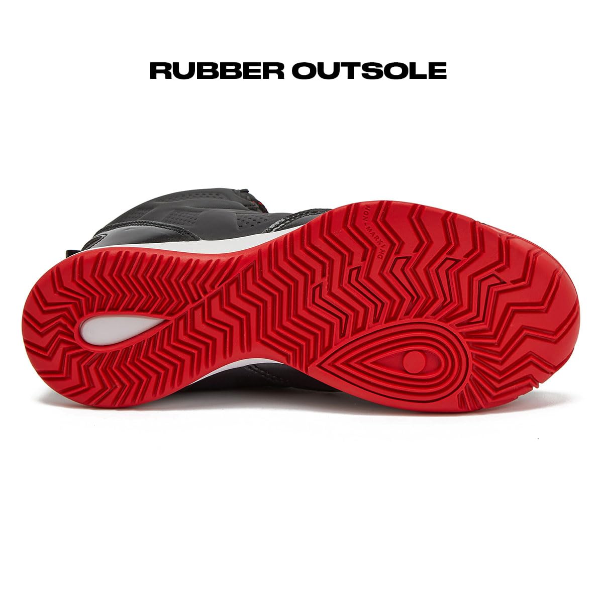 AND1 Showout Girls & Boys Basketball Shoes Kids, Boys High Top Sneakers, Youth Size 1 to 7 Kids Basketball Shoes Boys