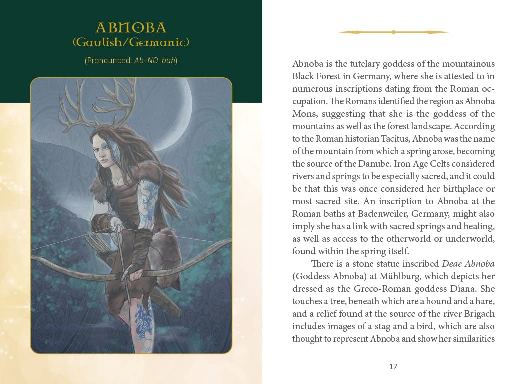 Celtic Goddesses, Witches, and Queens Oracle: (Oracle Kit Box Set with 40 Cards and Guide Book) - Image 3