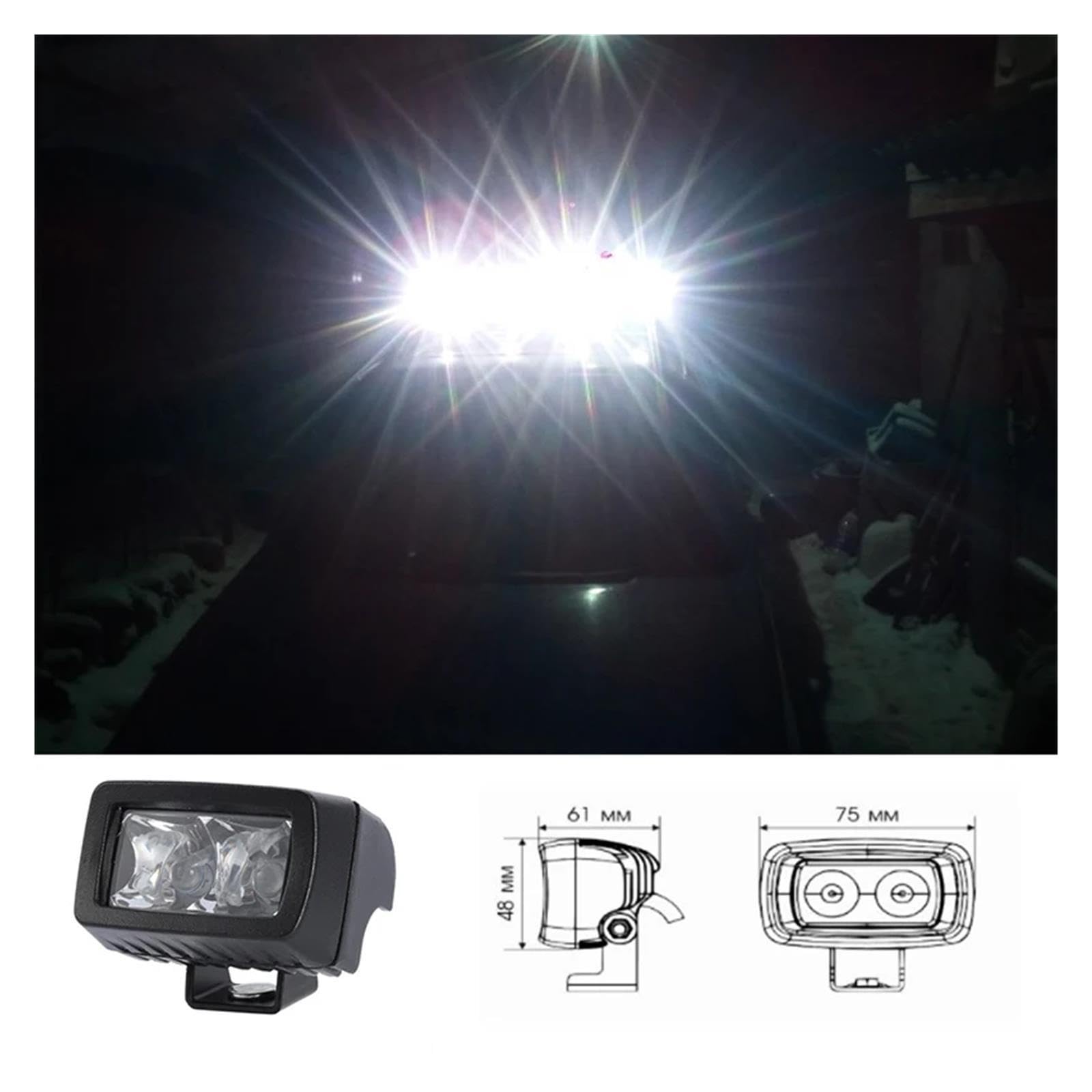 Faros Delanteros Moto 3 Pulgadas Focos Moto Faro Delantero