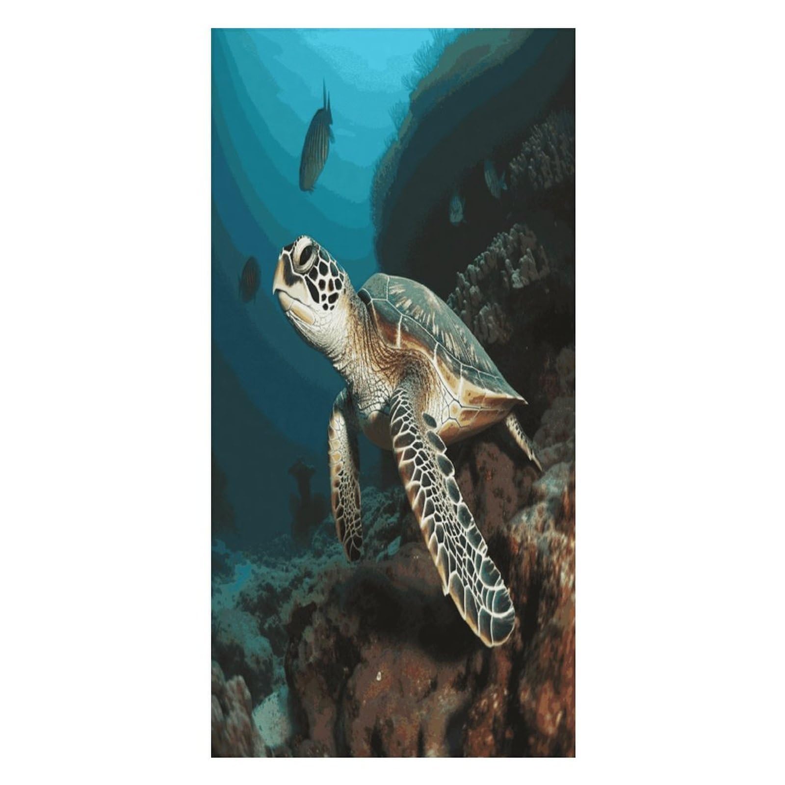 Adfgyerh Unisex Style Sea Turtle(1) Bath Towels Beach Towel Lightweight Quick Dry, Bath Towel For Travel Sports Pool Swimming Bath Camping Yoga Adults160x80cm
