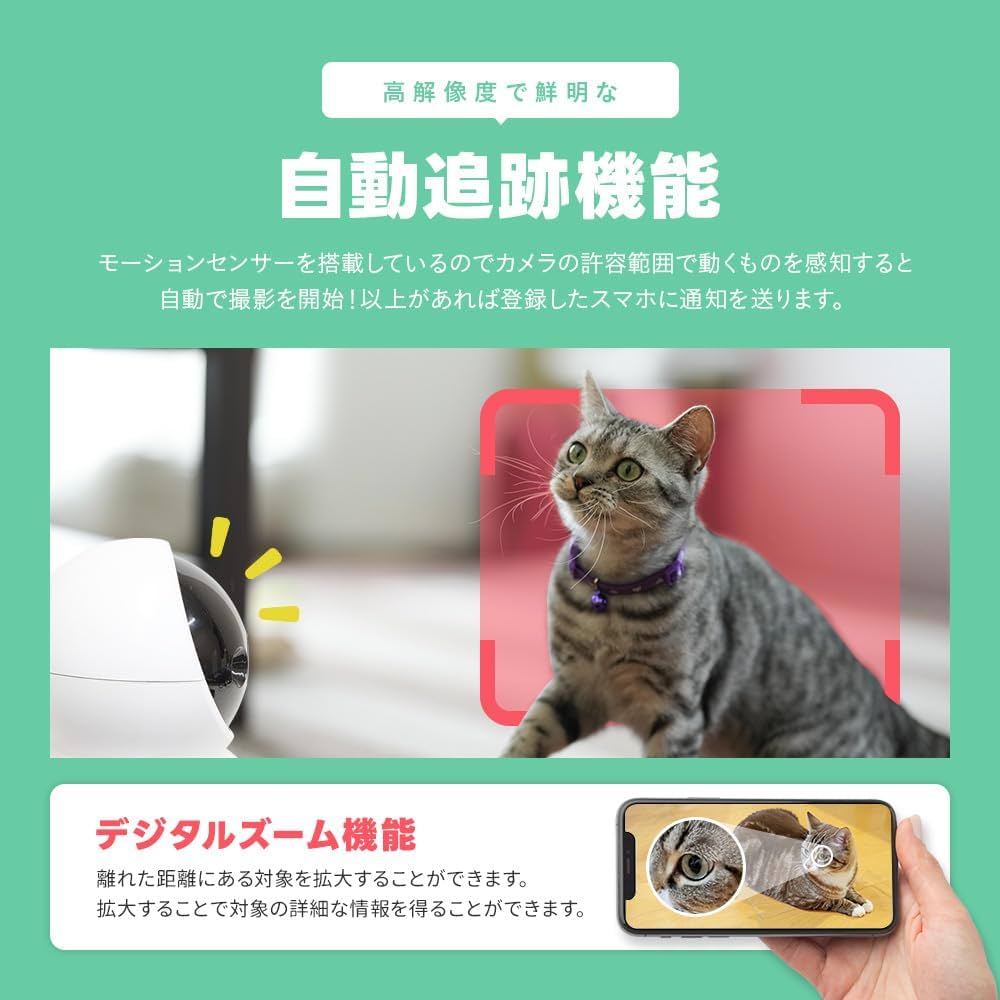Amazon.co.jp: WTW塚本無線 防犯カメラ みてるちゃん猫H 自動