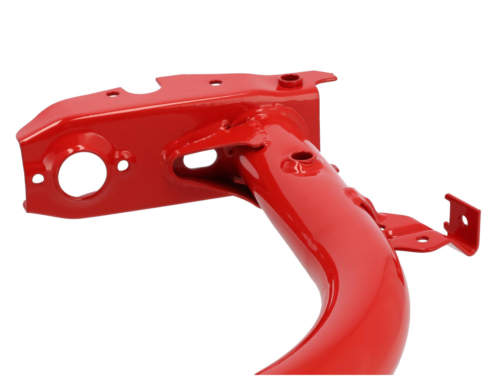 Rahmen, mit Knotenblech Enduro, ohne Typschild, Rot - Simson S51, S53, S70, S83