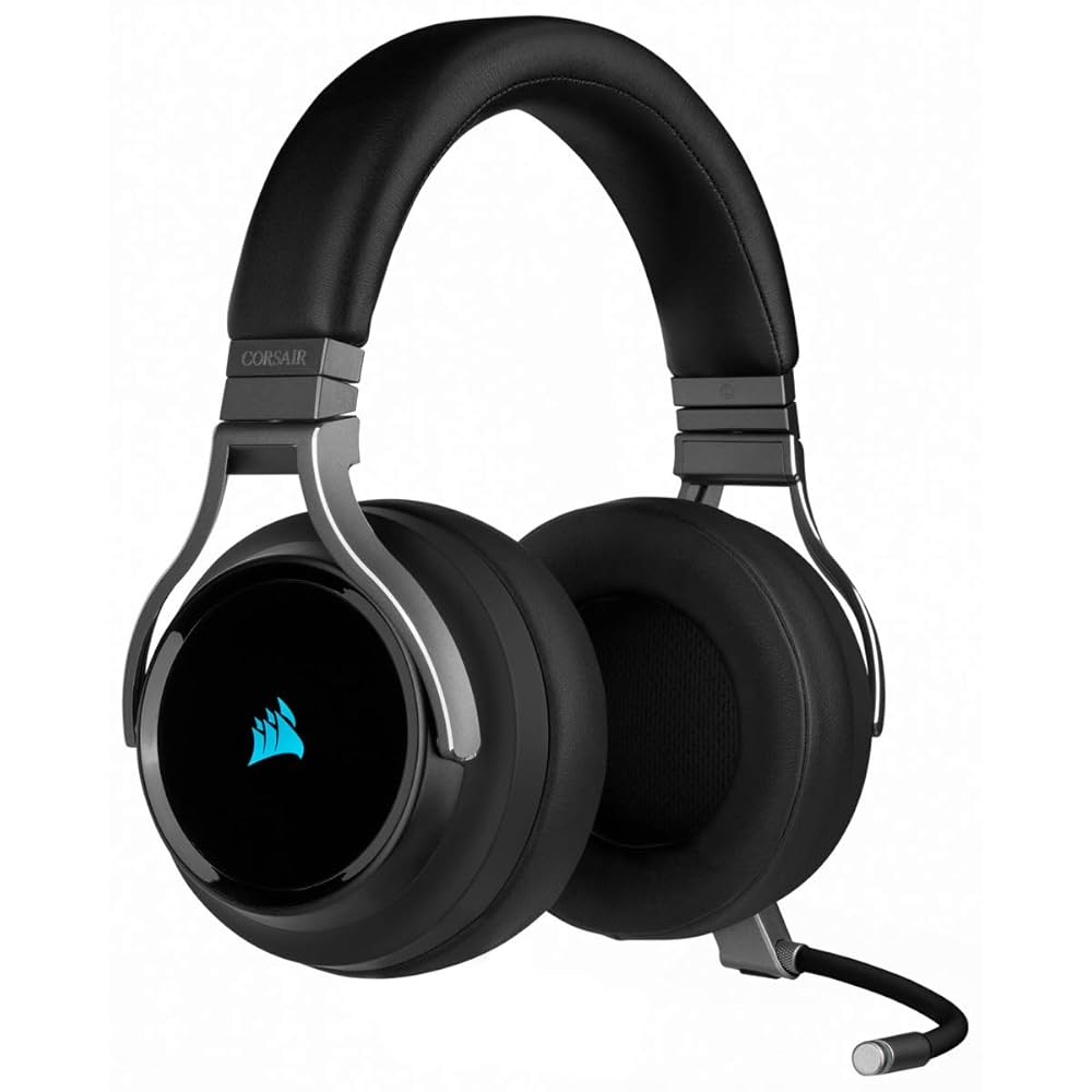 ヘッドホン corsair virtuoso rgb wireless Corsair VIRTUOSO RGB WIRELESS, High-Fidelity Gaming Headset