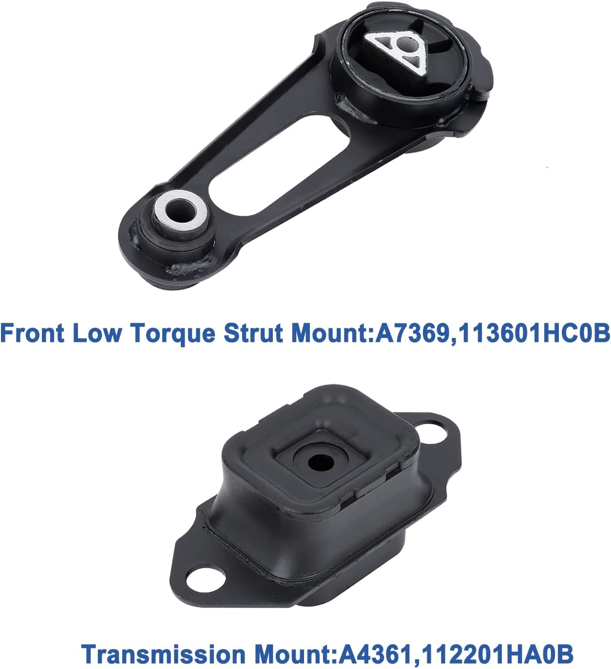 Engine and Transmission Mount (3PS).Replaces Part # A7369 A4361 A7368. Fit for Nissan Versa 2012-2017. Nissan Versa Note 2014-2017 1.6L.