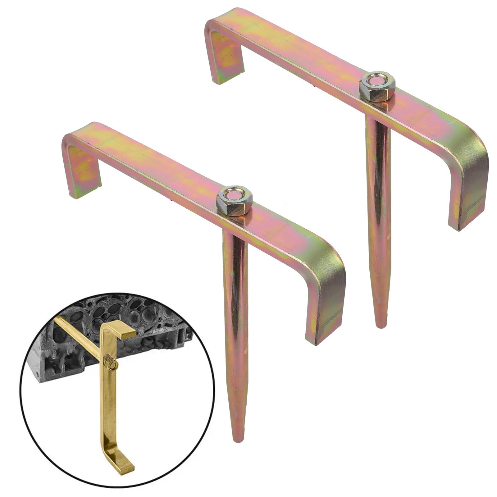 Ensemble de supports de culasse de moteur de voiture 4 pièces avec fonctionnalités d ' installation et de retrait faciles de réparation pour les passionnés de remplacement de composants de