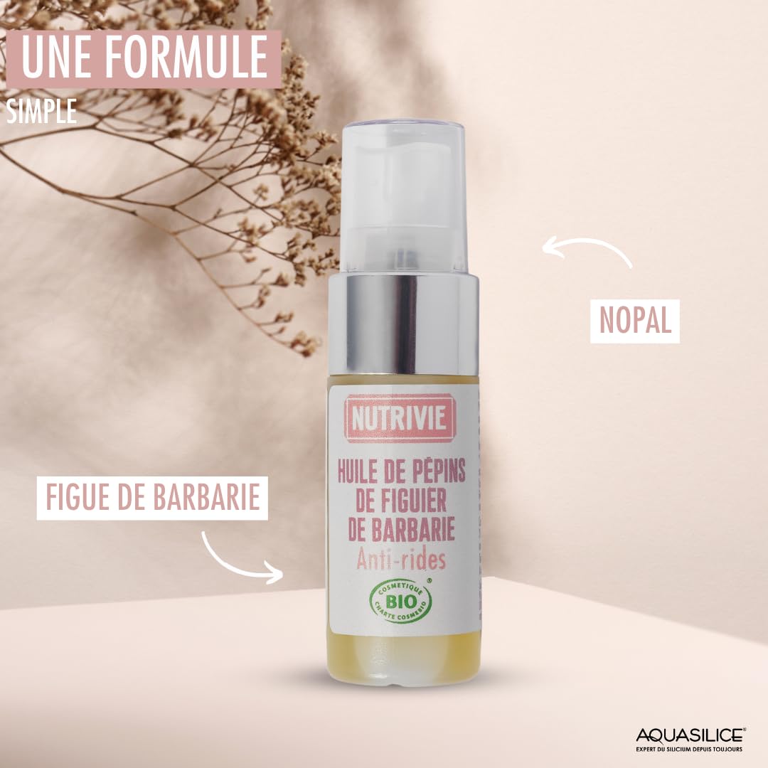 Nutrivie Huile de Pépins de Figuier de Barbarie Bio 15 ml