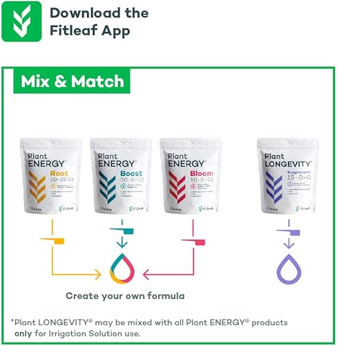 Miniatura 7 de Fitleaf Plant Energy Boost 20-5-10  El mejor alimento vegetal soluble en agua para un potente crecimiento vegetativo promueve hojas verdes