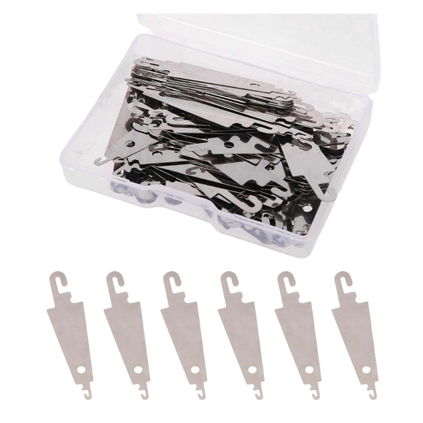 100 stücke Metall Nadel Einfädler Stickerei for Kreuz Stich Threading Werkzeuge for Große Öhr Nadeln Hand DIY Nähen