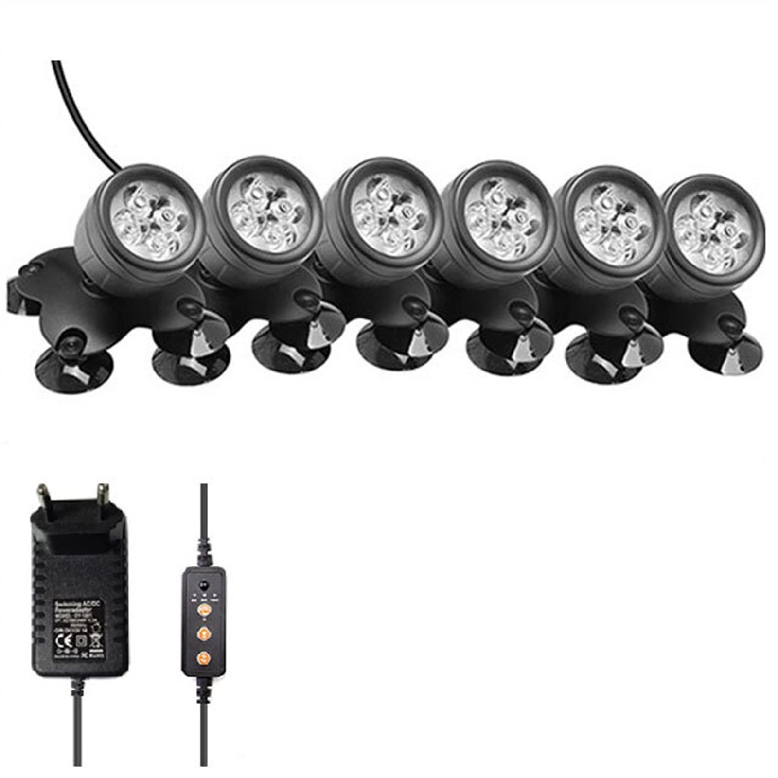 Luz para Piscina Fotos de cambio de color, 1 LED de 2 V Luces de la fuente submarina luces de estanque impermeables focos sumergibles for el agua multicolor Dimmable for jardín de jardín césped Luces