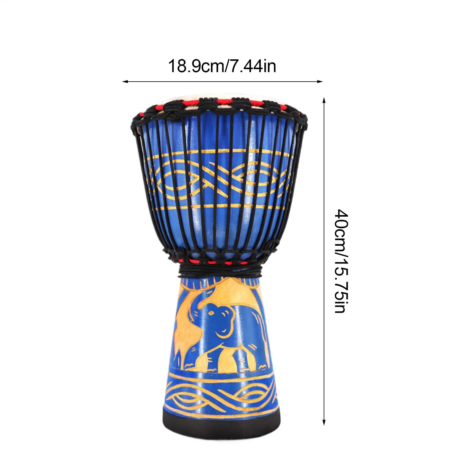 Drum bongo, tamburi bongo adulti Drum a mano ispirato a mano da 8 pollici