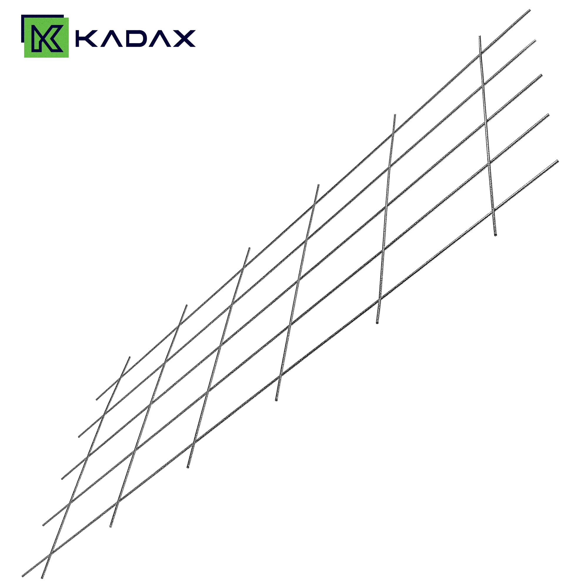 KADAX Kratka ogrodowa na pnącza 75 x 150 cm do ogrodu, balkonu i tarasu ułatwia prowadzenie pnączy i formowanie róż oraz ma stabilną stalową konstrukcję