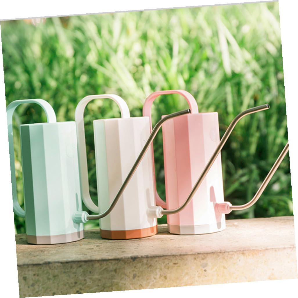 POPETPOP 2pezzi Annaffiatoio s Shape Con Beccuccio Lungo Strumento Da Giardinaggio Plastica Verde Per Piante Da Ed Esterno Design Ergonomico e Resistente