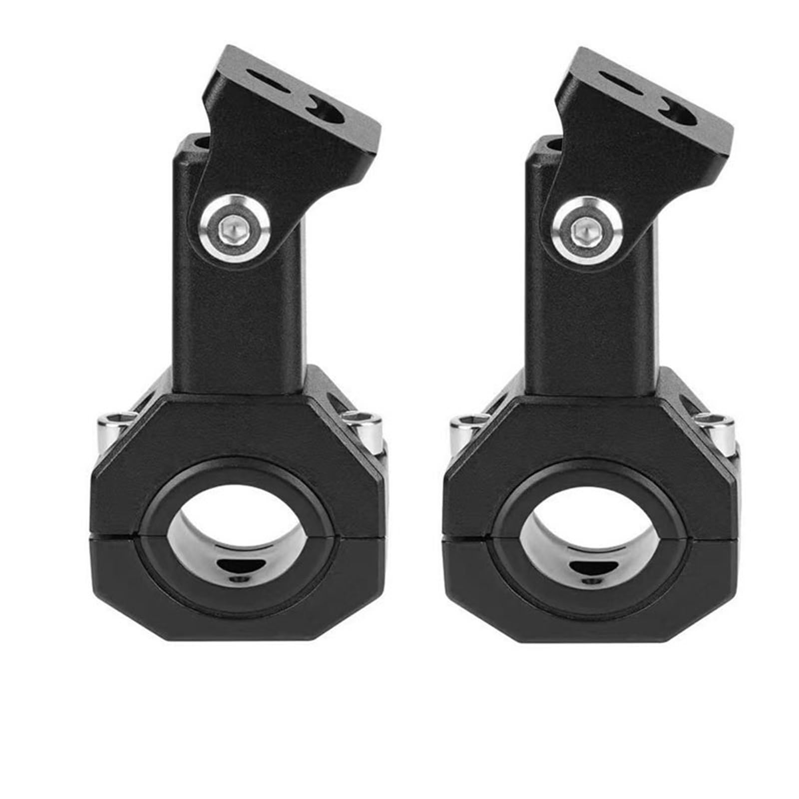 Light Tube Clamp Motorcycle Headlight Spotlight Mount Bracket for Motorcycle Fog Light Auxiliary Lamp Holder Accessories(2pcs)
