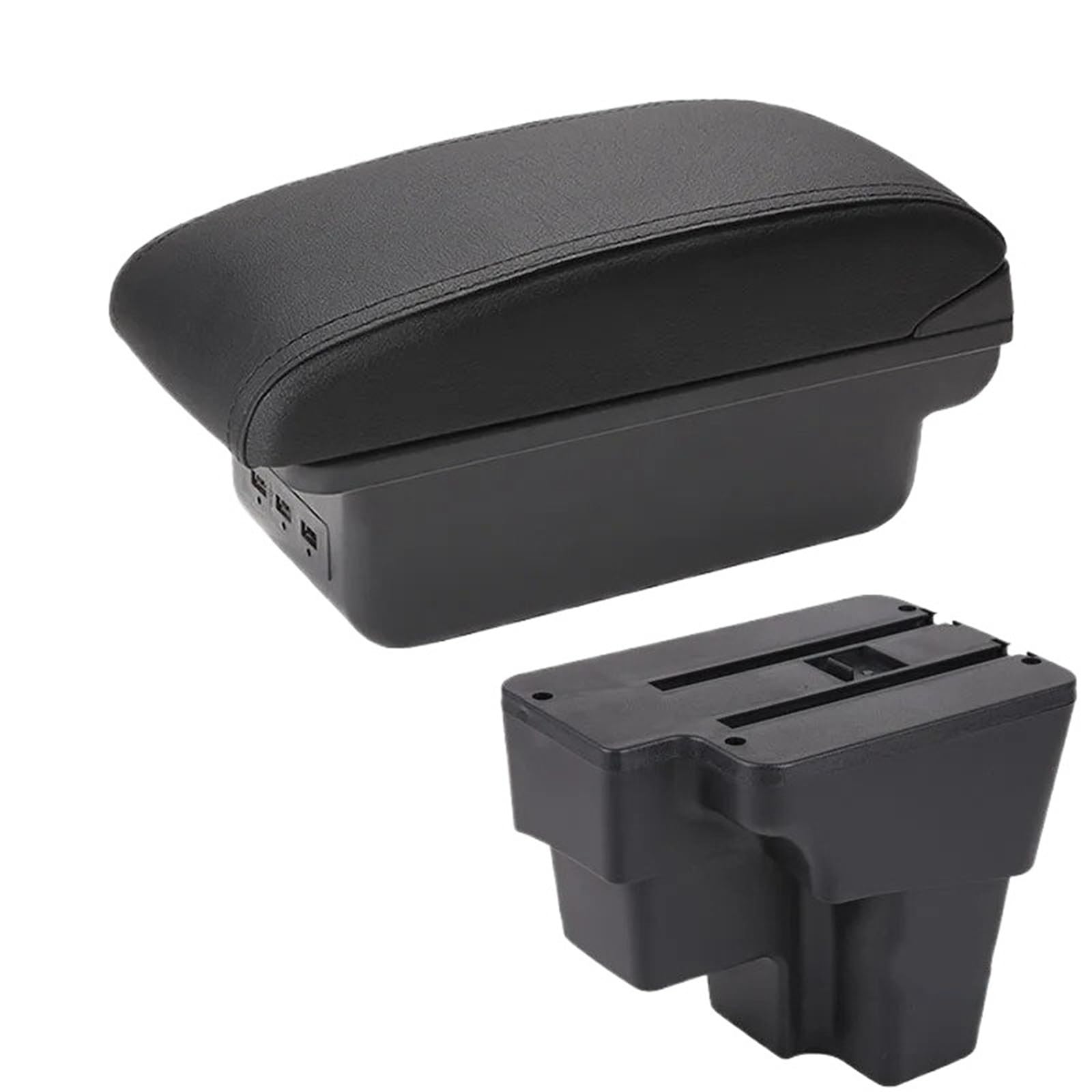 JMOLXURI Car Armrest Box For KIA For STONIC For Rio Lx For Cerato Armrest Box Car Center Console