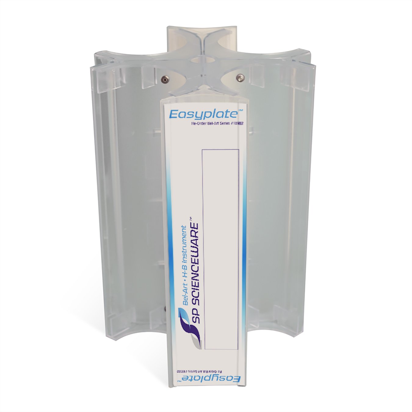 Bel-Art Easyplate 100mm Petri Dish Rack; 48 Places, 9½ in., Natural (F18982-0009)