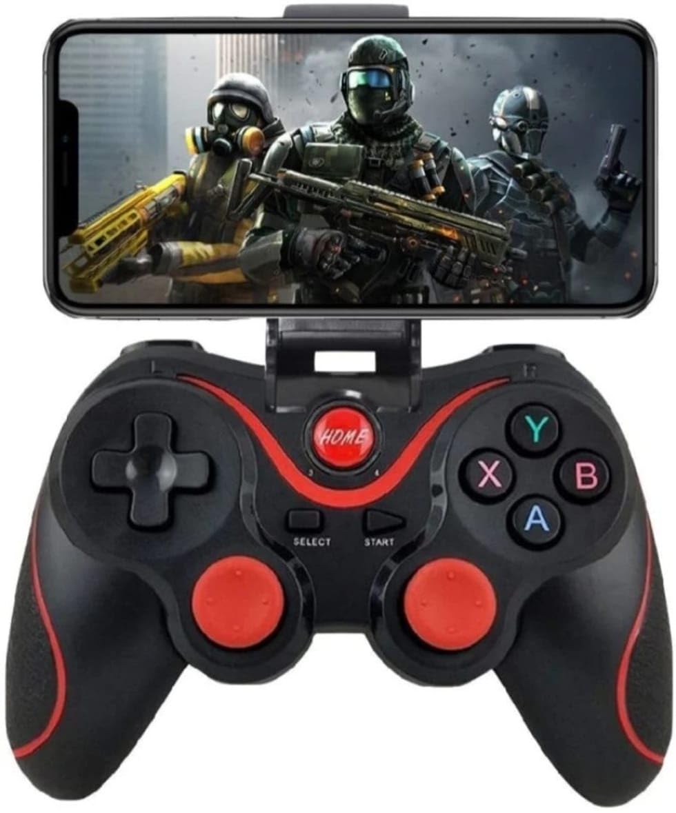 X3 Wireless Mobile Game Controller with Phone Holder | Ergonomic Gamepad for Android & iOS | Precision Buttons, Anti-Slip Grip, Enhanced Mobile Gaming Experience