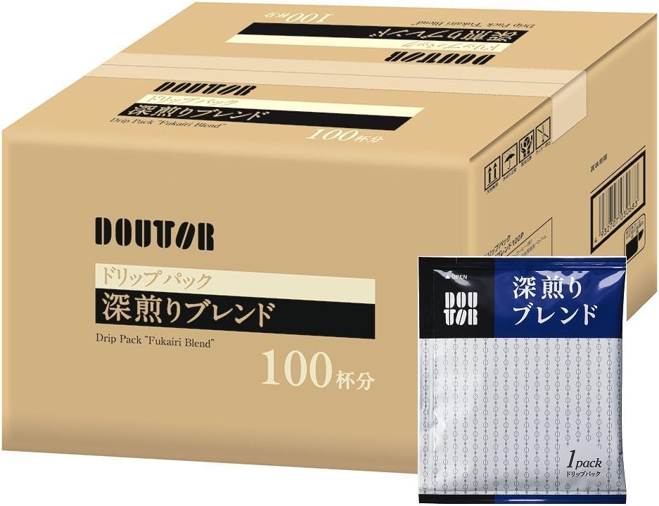 Amazon.co.jp: ドトール コーヒー ドリップパック 深煎り ブレンド