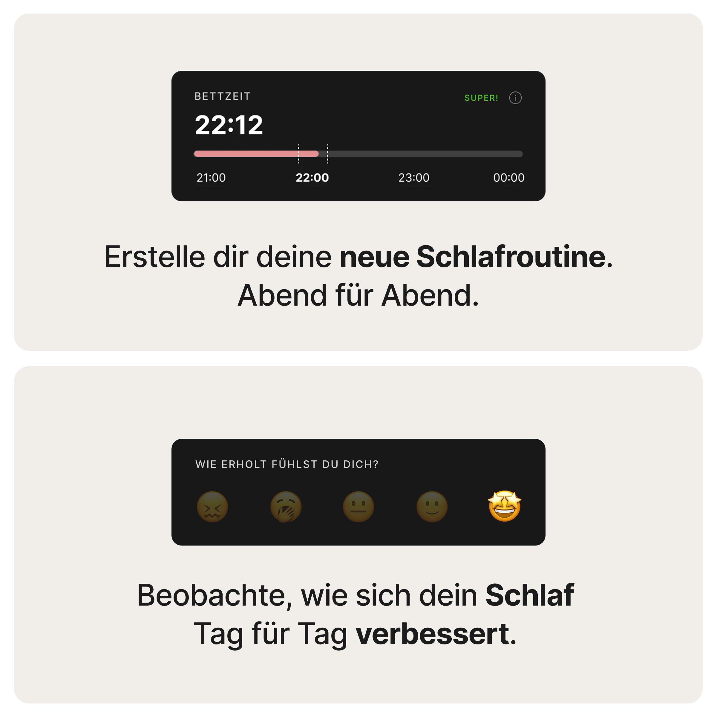 Loume Einschlafhilfe rotes Einschlaflicht Atemtechnik Meditation Naturklänge White Noise App-gesteuert