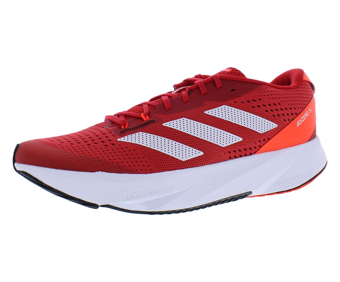 adidas adizero SuperLight Running Shoes Scarlet | White SZ 9