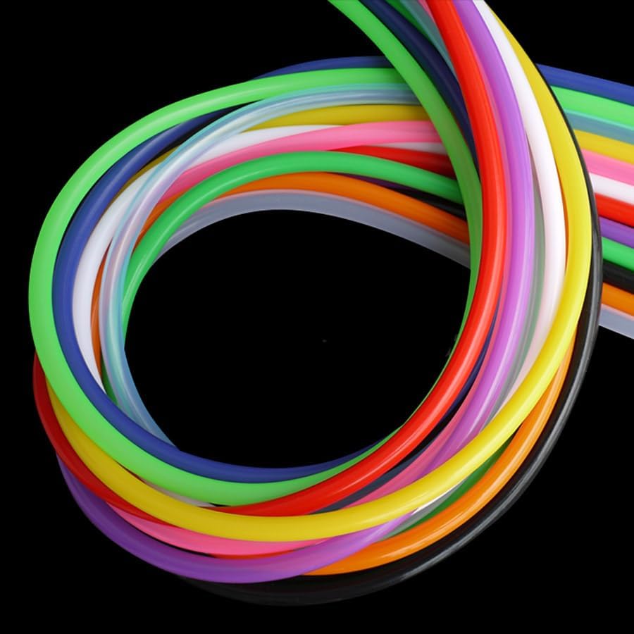 Tool Part For 1-20Meters Color Food Grade High And Low Temperature Resistance Silicone Tube Tasteless Transparent Hose Pipe - (Color: Sky Blue/Length: 10Meters / Specification: 5 X 7mm)
