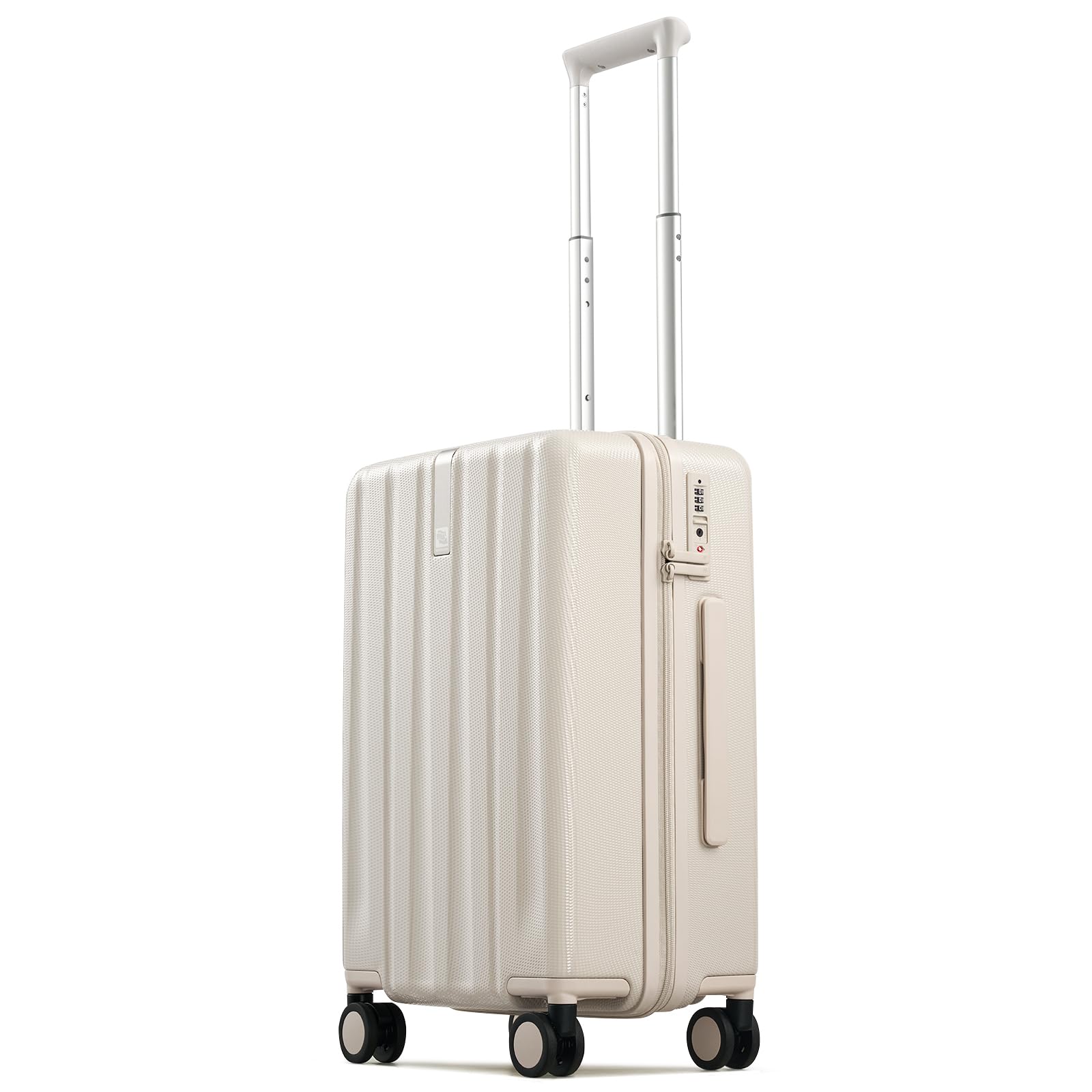 Upgraded Elite 20 Inch Carry On Luggage 22x14x9 Airline Approved,PC Hard Shell Suitcases…