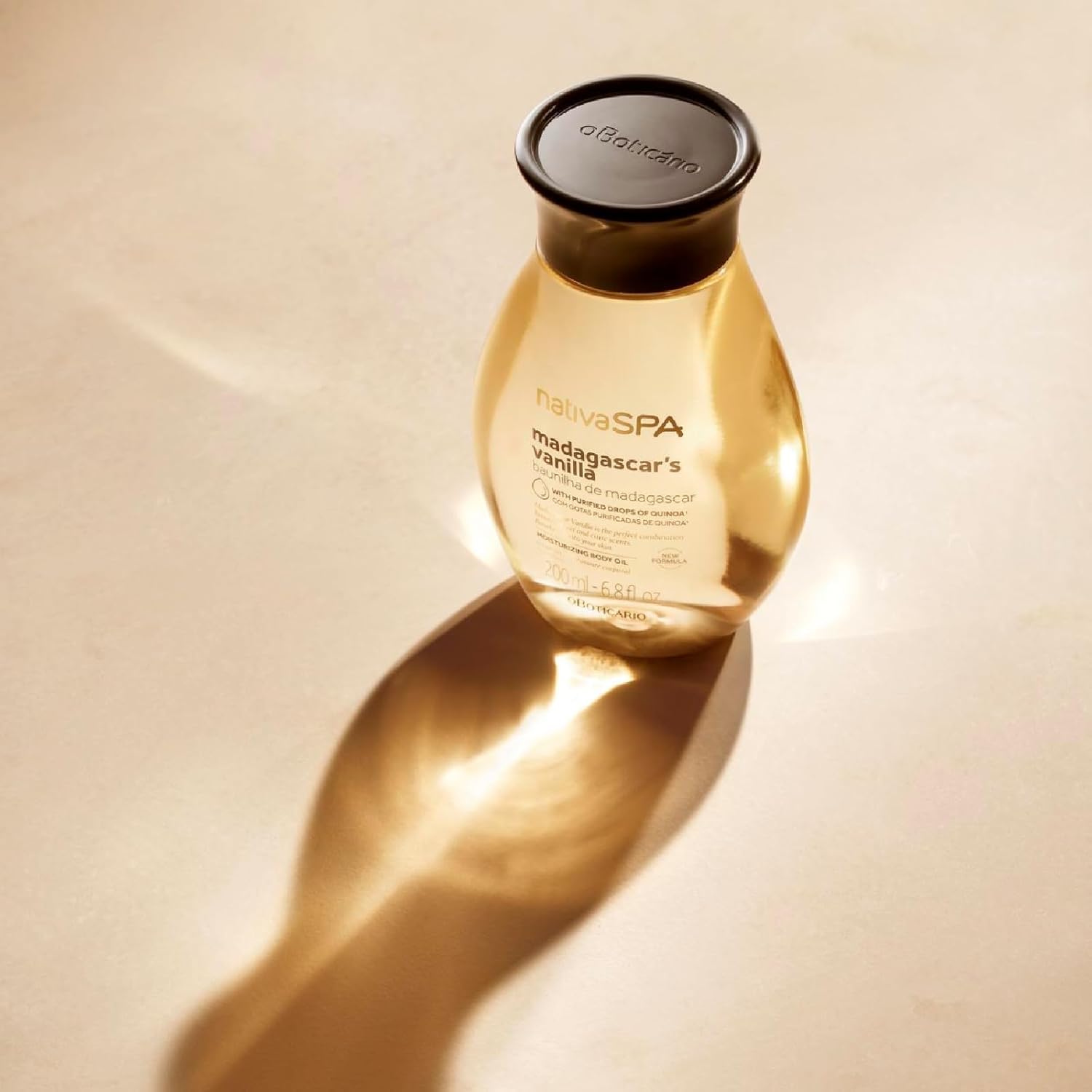 O Boticário Native SPA Waniliowy Olejek | 3 x Nawilżający Perfumowany Olejek Do Ciała I Wegański Balsam Do Ciała I 3 x 200 ml