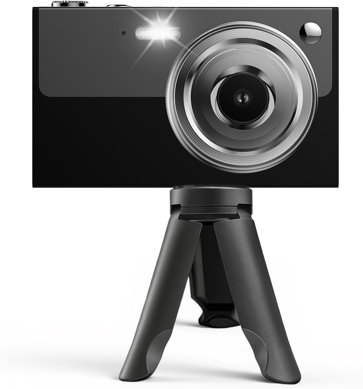 Digital Camera, 64MP 4K Camera for Kids with 2.8" IPS Screen, 64GB SD Card and 16X Digital Zoom Anti Shake, Point and Shoot Compact Camera, Compact Portable Small Gift for Boys Girls Students - Image 8