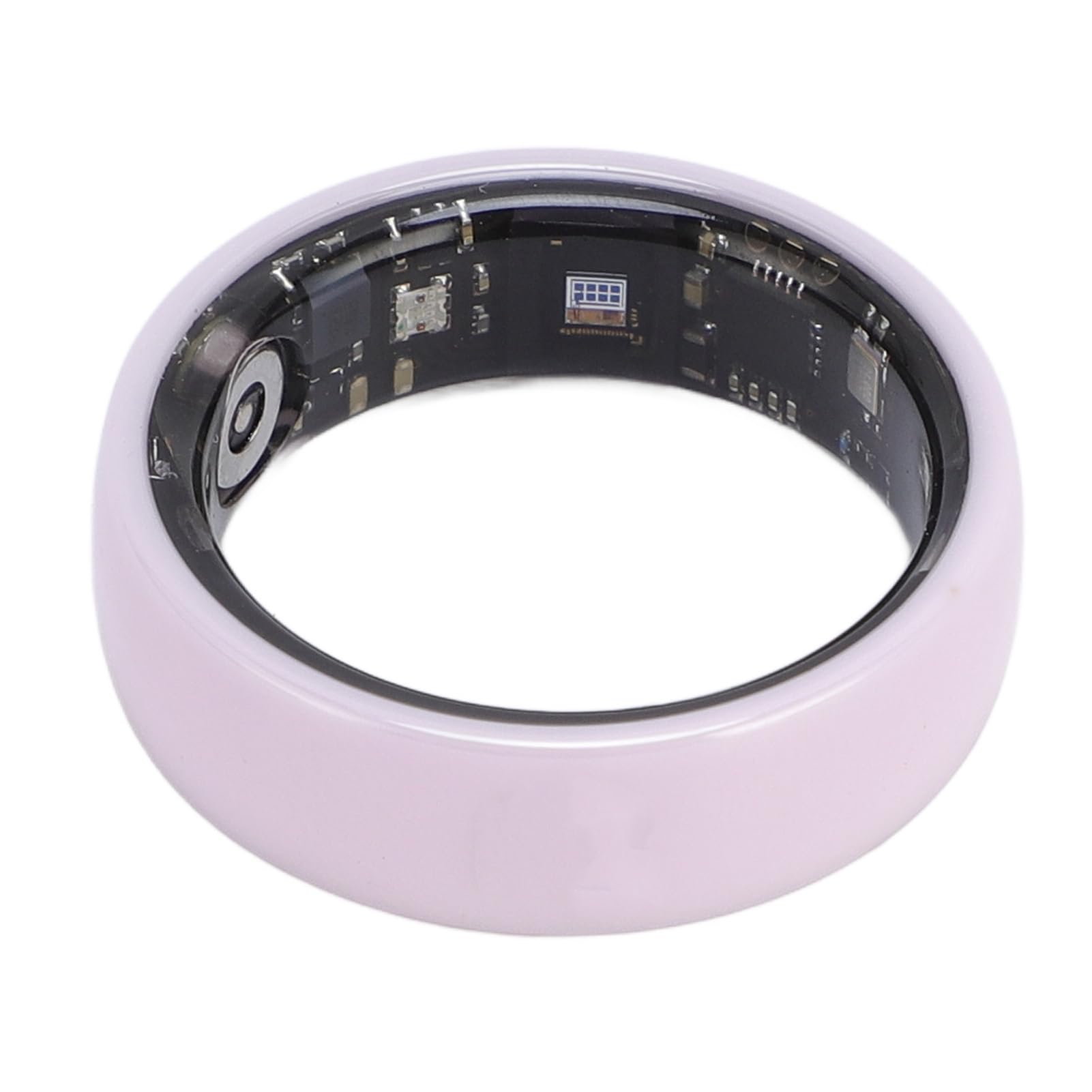 Wakects Bague Connectée NFC Bague Santé Tracker [Size] Étanche IP68 5ATM Charge Magnétique Céramique Fitness Tracker pour Hommes Femmes (Taille 12 (ID 21,4 mm / 0,84 Pouces C 67,2 mm)