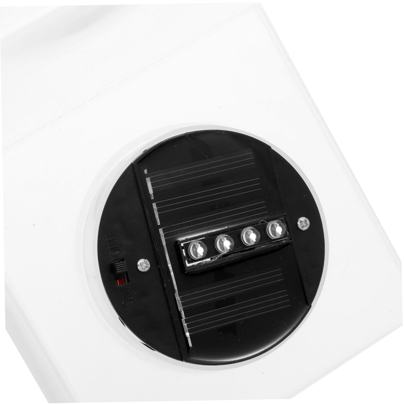 Vaso da Fiori Solare Quadrato Luminoso con Luce LED Bianco per Giardino Esterno Fioriera Decorativa Ecologica e Risparmio Energetico Facile da Pulire e Resistente per Patio e