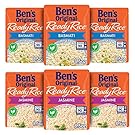 BEN'S ORIGINAL Ready Rice Basmati and Jasmine Rice Variety Pack, Easy Dinner Sides, 8.5 OZ Pouch (Pack of 6)