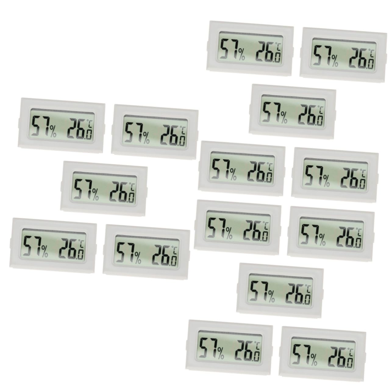 POPETPOP 15 Piezas Termómetro Para Reptiles Inalámbrico Al Aire Medidor De Temperatura Exterior Termómetro Inalámbrico Mini Higrómetro Caja De Reptiles Electrónico Abdominales