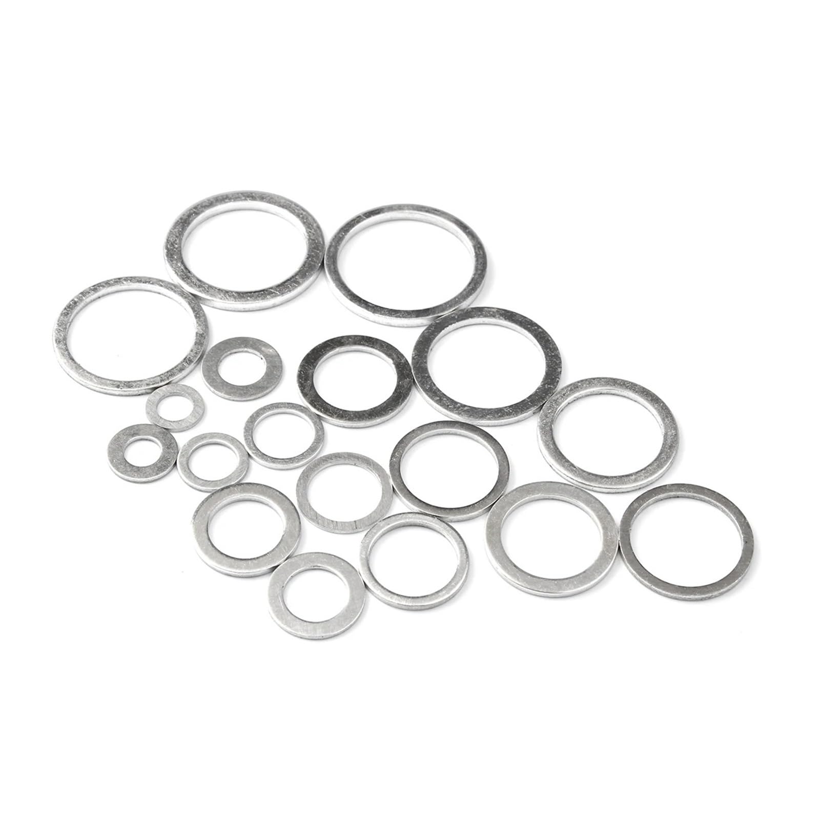 Accesorios de Hardware, 280 Piezas Aluminio/Cobre, arandela Junta, Tuerca Sellado, sólida, tapón cárter, Aceite for Barco, aplastamiento, Anillo Sello Plano, Herramienta(Copper)
