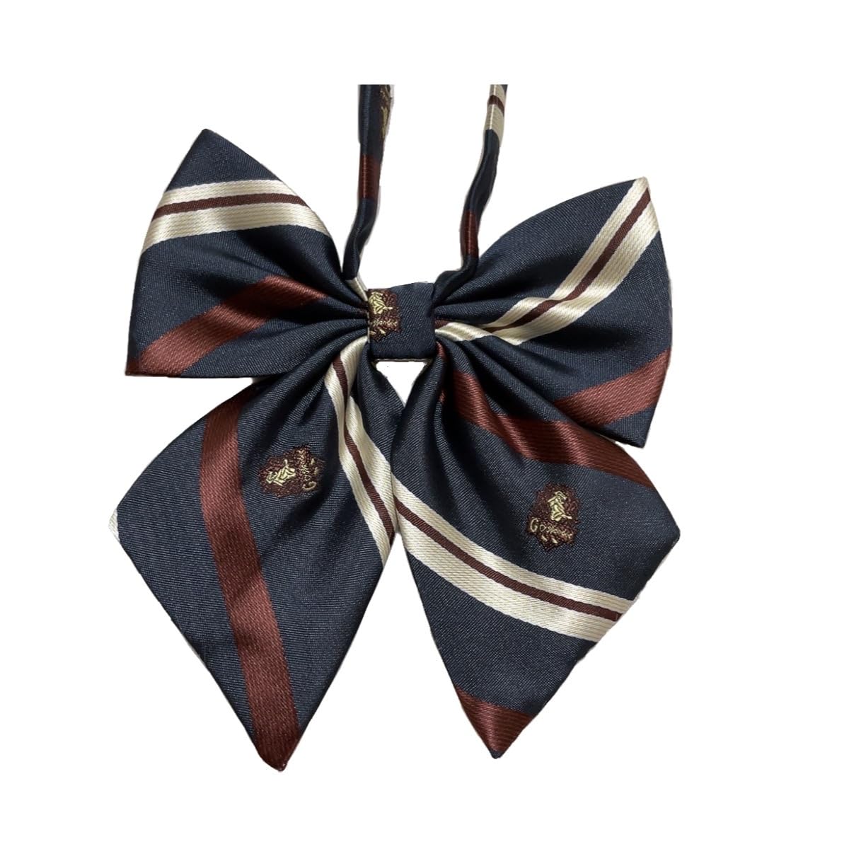 Amazon.co.jp: [RHOYJSI] 制服リボン スクールリボン 多色 エンブレム ストライプ コスプレ ハロウイン 制服ディズニー ...
