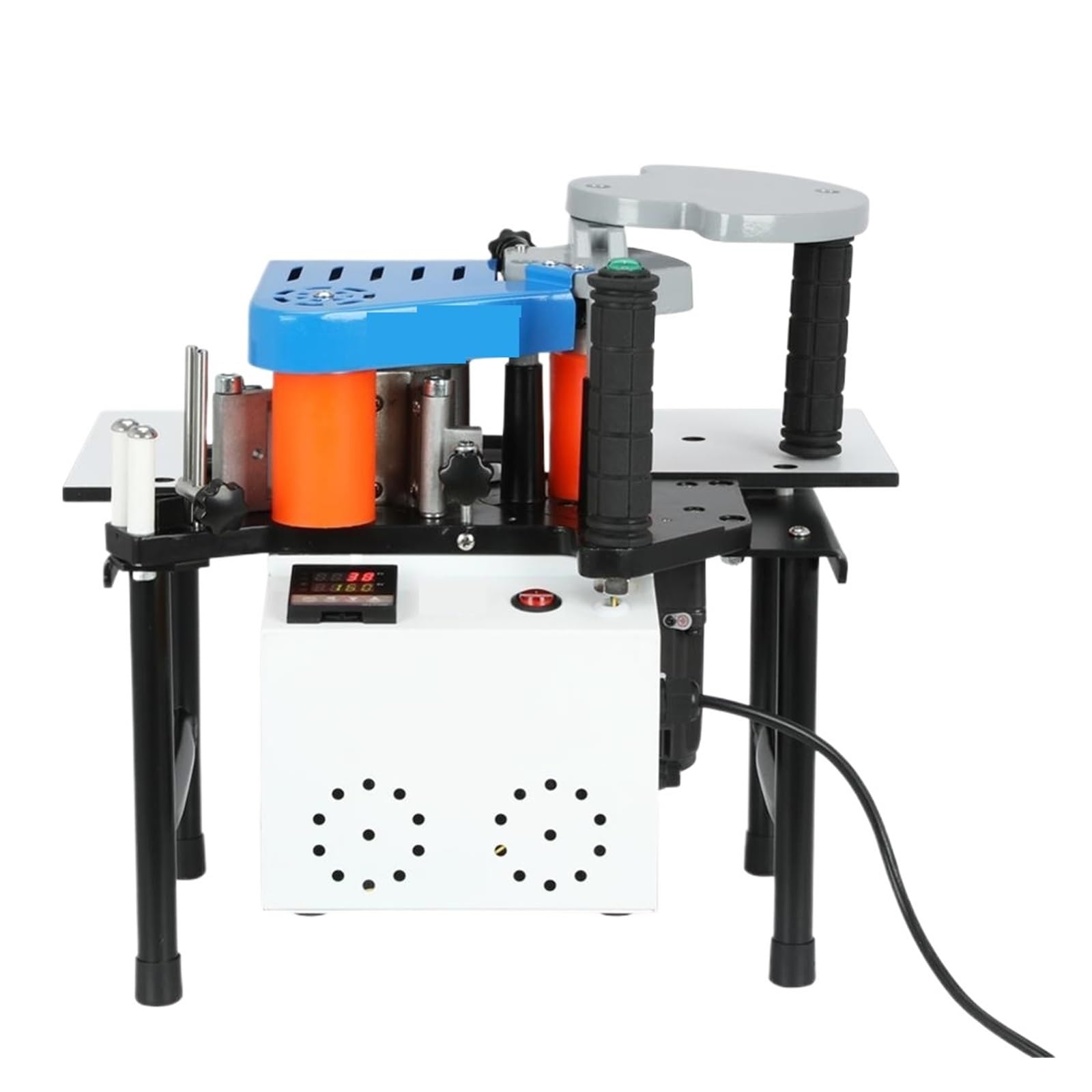 7-60mm 1200W Portable Double Glue Woodworking Edge Banding Machine Bander Operates Smoothly Performs Well