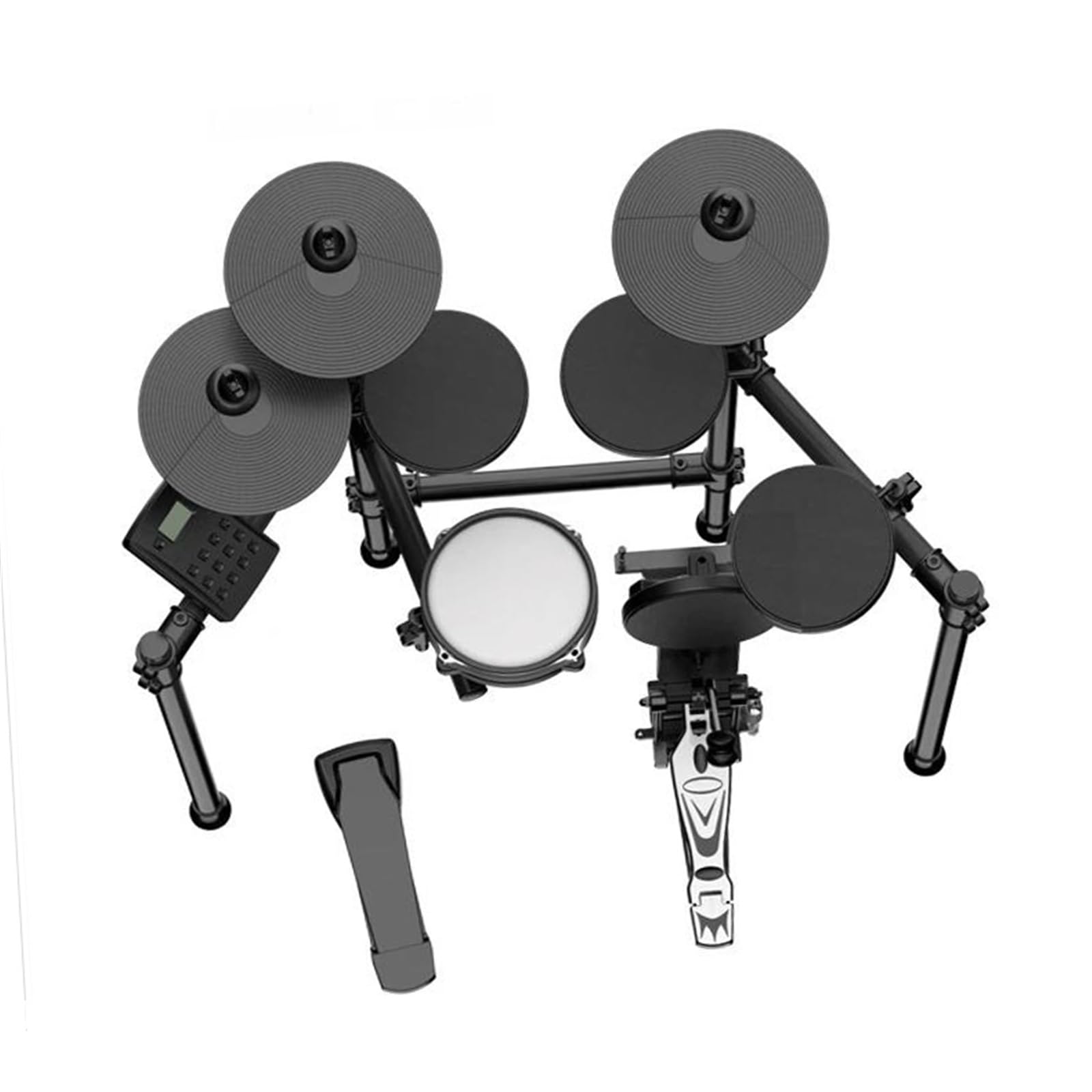 Ensemble De Système De Batterie Électronique Double Acoustique, Pad De Pratique Professionnel, Pièces De Support De Déclenchement De Tambour, Module De Batterie batterie électronique débutant