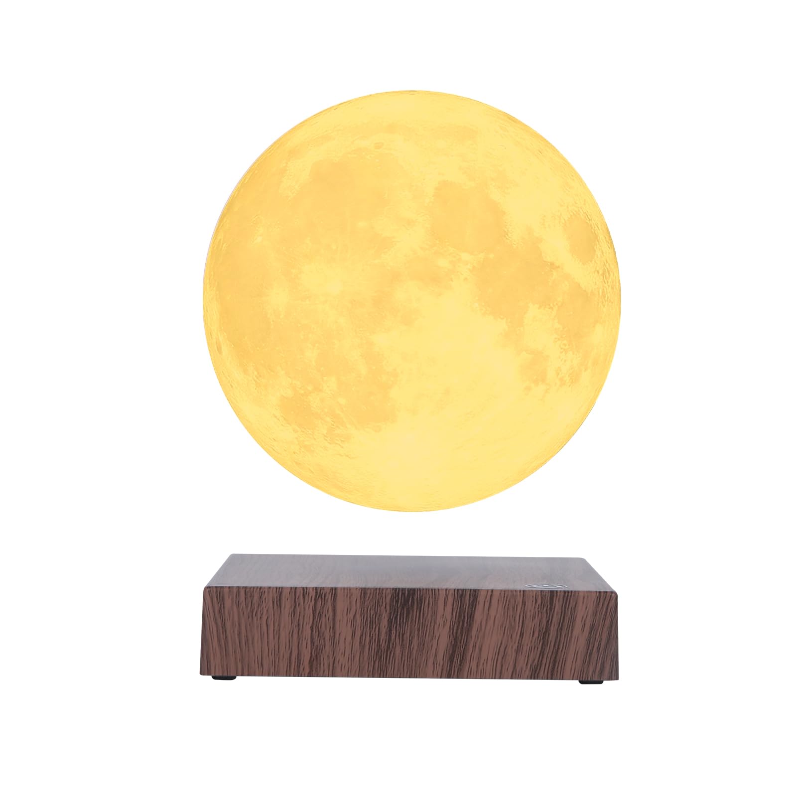 UVEHAS Schwebende Mondlampe mit 3 Farbwechseln, magnetisch schwebendes, rotierendes 3D-Mondlicht, Touch-Steuerung, dimmbare LED-Nachtlichter, dekorative Stimmungsbeleuchtung für Wohnzimmer und Büro