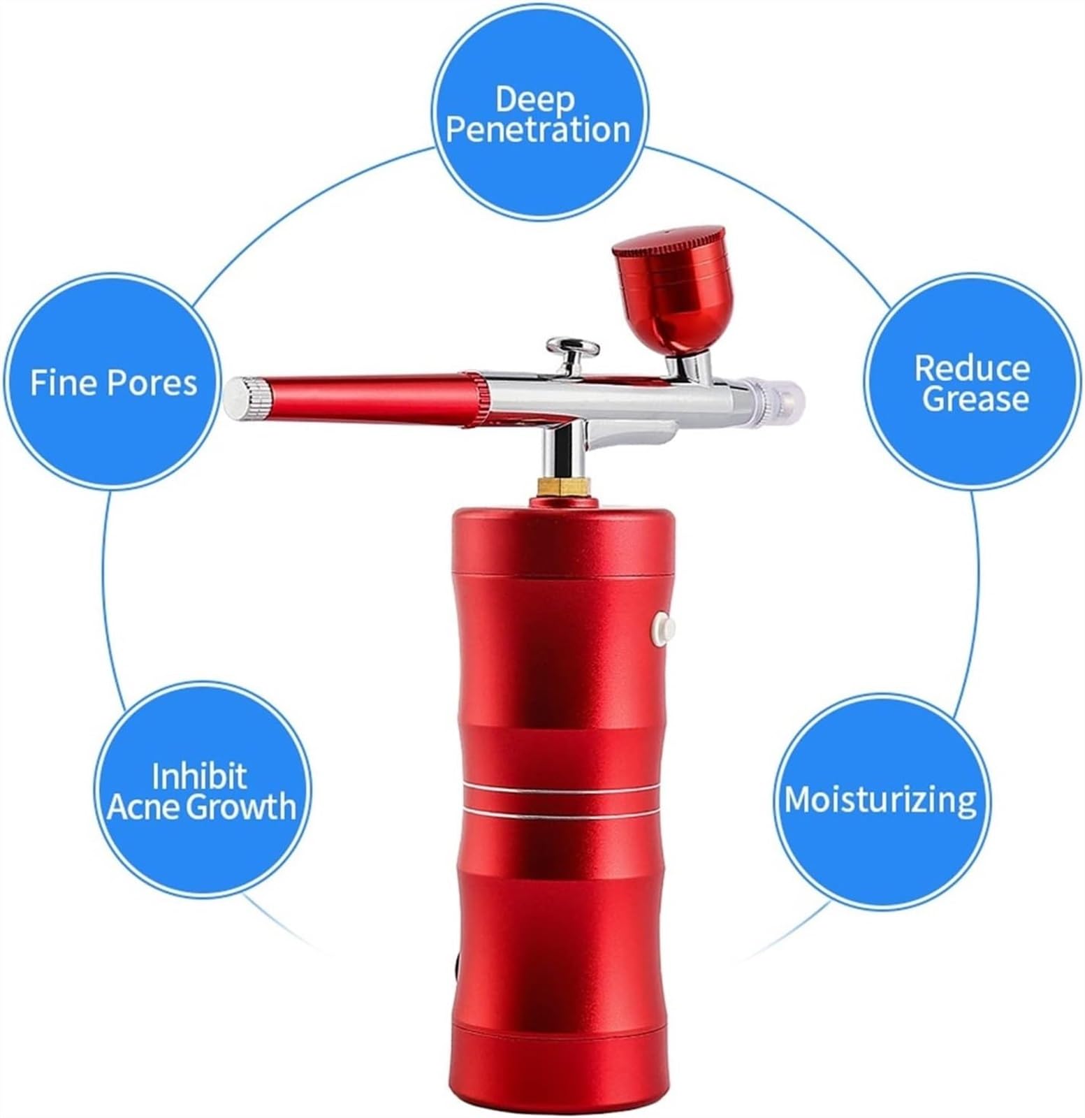 Sand Blaster 0.4mm Mini zestaw sprężarek powietrza pędzel powietrzny pistolet do malowania natryskowego aerograf do tatuażu artystycznego rękodzieło ciasto Nano mgła