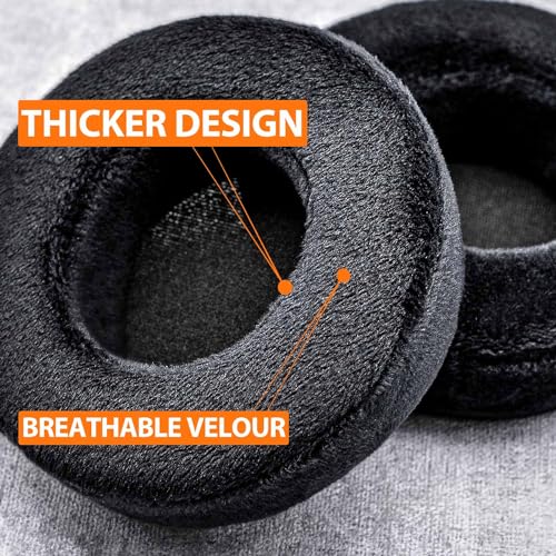 Almohadillas de Repuesto para Audífonos Hesh Wired y Hesh 2 Wireless de TRANSTEK con Espuma de Memoria Más Gruesa y Agujero Interior Más Profundo (Terciopelo) miniatura 4