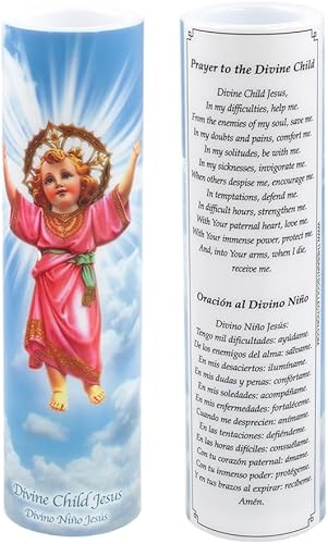 Miniatura 3 de Niño divino Jesús, vela de oración devocional sin llama LED