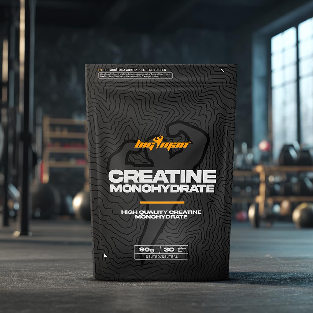 Pack BigMan Ultimate Whey Protein 1 kg + Creatina 180 gr | Proteína de suero de leche en polvo, Desarrollo de Masa Muscular y Recuperación, Fuerza, Resistencia. (1 kg, Vainilla Canela)