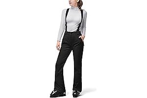 Womens Snow Bibs: Waterproof, Insulated, and Fleece-Lined for Unparalleled Winter Comfort