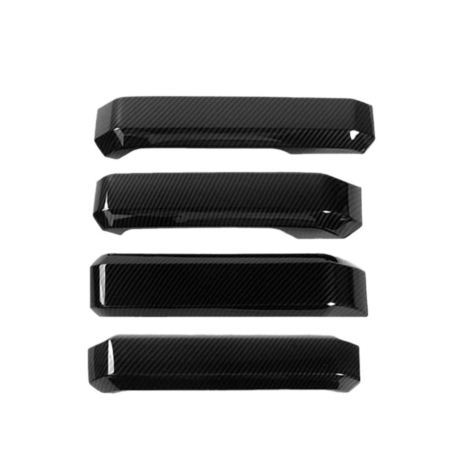 TRASH BIN Interior Inside Door Handle for Ford F150 2015-2020 Car Interior Inner Door Grab Handle Trim Cover Carbon Fiber Look