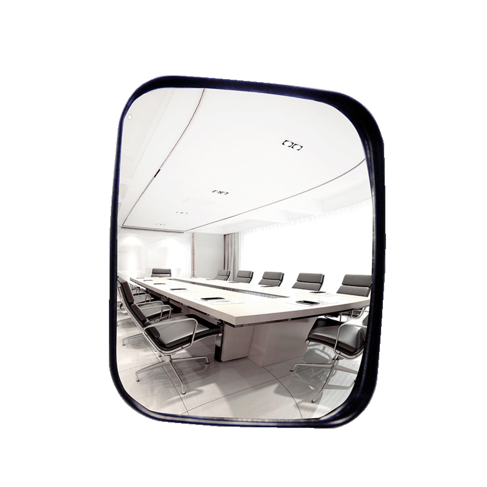 Specchio di sicurezza con staffa di montaggio a parete, 20 x 24 cm, grandangolo regolabile, per garage, vialetti, magazzini e uffici, uso interno ed esterno
