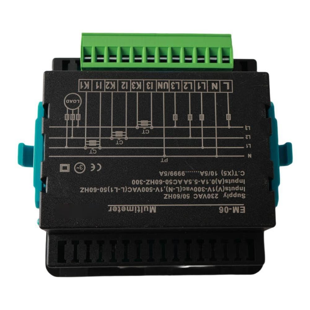 Testeur numérique triphasé SEM-XXD avec 3 convertisseurs de courant, tension secteur 140-270 V CA, fréquence 50/60 Hz, test de phase, montage sur panneau avant