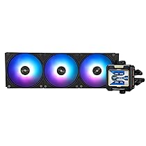 Thermalright FW 360 – Raffreddamento ad acqua ARGB con 3 ventole PWM, risoluzione IPS 320 x 240 schermo LCD, raffreddamento CPU liquido per raffreddamento AMD, Intel PC Aio: AM4, AM5, LGA1700, 1851