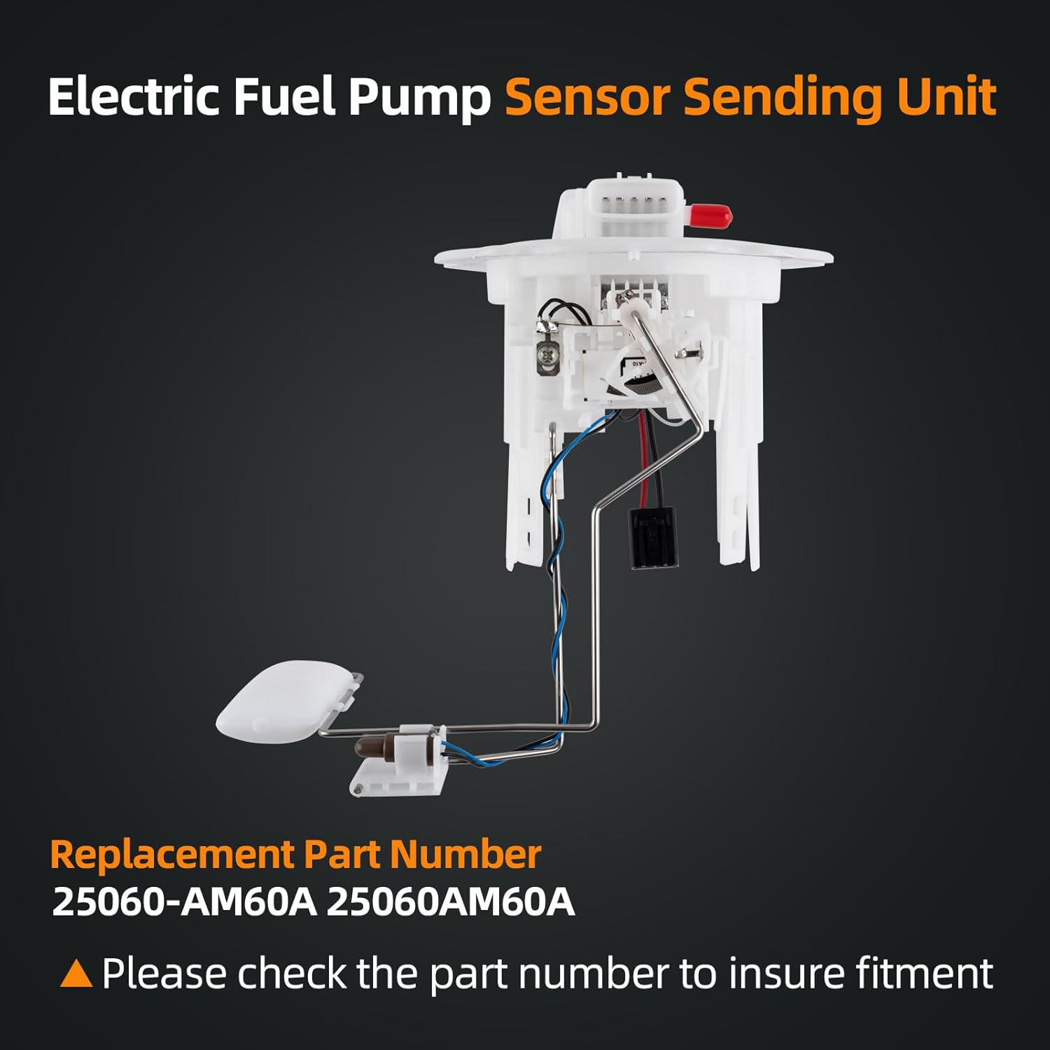 25060-AM60A Electric Fuel Tank Pump Level Sensor Sending Unit Compatible With Infiniti G35 Sedan 2003-2006 3.5L V6 Replaces 25060AM60A