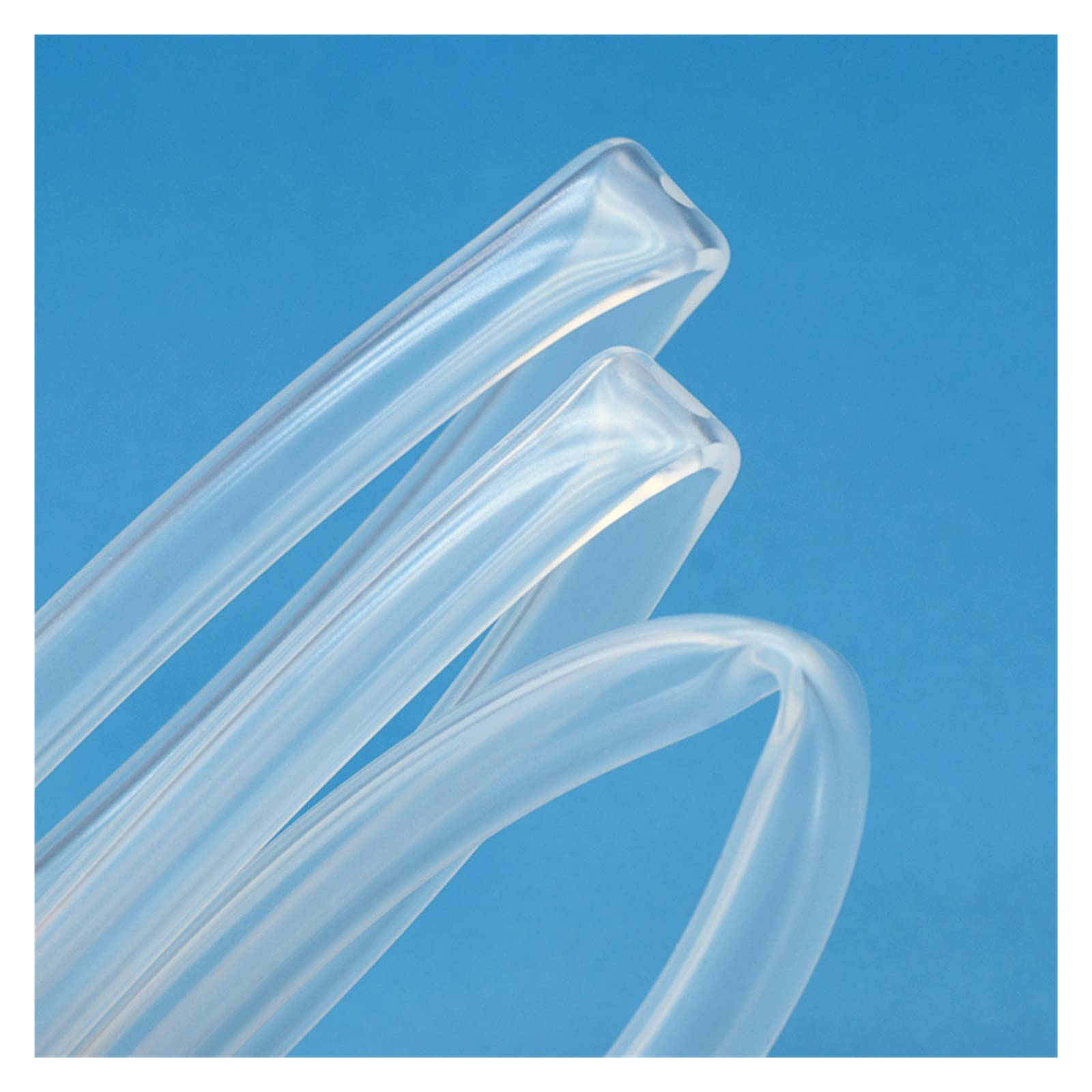 Manguera de Goma de Silicona Transparente ID de Grado alimenticio 0,5 1 2 3 4 5 6 7 8 9 10 12mm OD Tubo de Silicona Flexible Transparente 1/5/10M (Size : 10 Meters, Color : ID 12mm x 18mm OD)