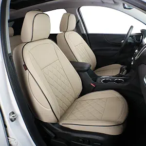 EKR Custom Fit Faux Leather Seat Covers for Chevrolet Equinox (2018–2024) — Full Set
